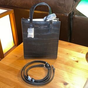 Marc Jacobs Leather Crossbody Bag Black NWT